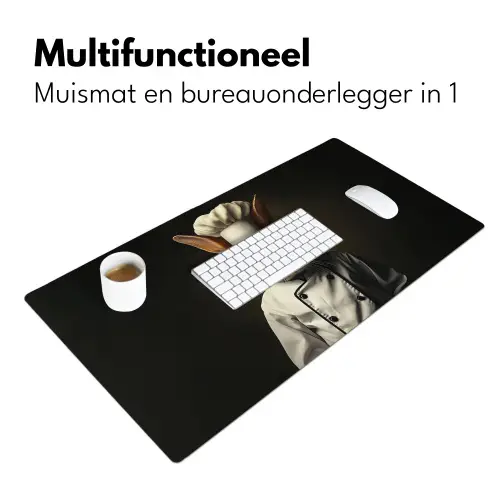 Konijn - Kok - Dier Muismat XXL klein -sfeer4