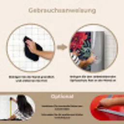 Herfstboeket in Fluweel keuken achterwand spatscherm klein -gebruiksaanwijzing_DE
