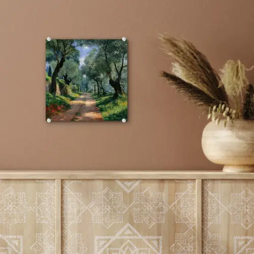 Pad - Bomen - Schaduw - plexiglas 5mm klein -sfeer5