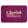 Cherish every moment - Cocktailglas - Bordeaux Badmat klein -3d