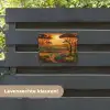 Landschap - Afrikaans - Zon tuinposter los doek klein -sfeer3