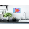 Bloem - Detail - Kleurrijk Muursticker klein -keuken