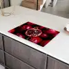 Granaatappel - Rood - Fruit Inductie beschermer vinyl 3mm klein -sfeer8