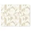 Modern - Abstract - Beige muismat rubber klein 262 -3d