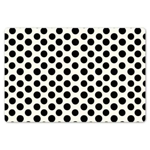 Klassiek - Stippen - Zwart Placemat vinyl groot 368 -zzsfeer1_Kitchenyeah-website