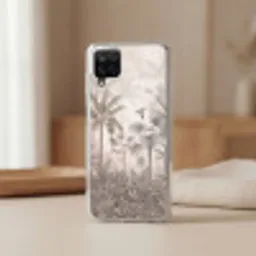 Jungle - Banenboom - Kolibrie - Beige Telefoonhoesje Samsung Galaxy A12 klein -sfeer2