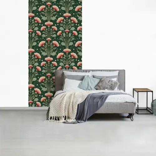 Patroon - Botanisch - Kleurrijk fotobehang vinyl groot 64 -slaapkamer