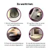 Oh darling - Geel - Hart Inductie beschermer vinyl 3mm klein -zzzzzzz-cc-werking