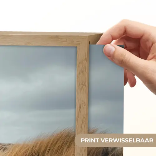 Duinen - Vuurtoren - Rood - Lucht Light Box met batterij (Wandlamp) middel -USP_websiteprintNL