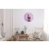 Papegaai - Koksmuts - Pilaar - Vogel Wandcirkel aluminium klein -woonkamer