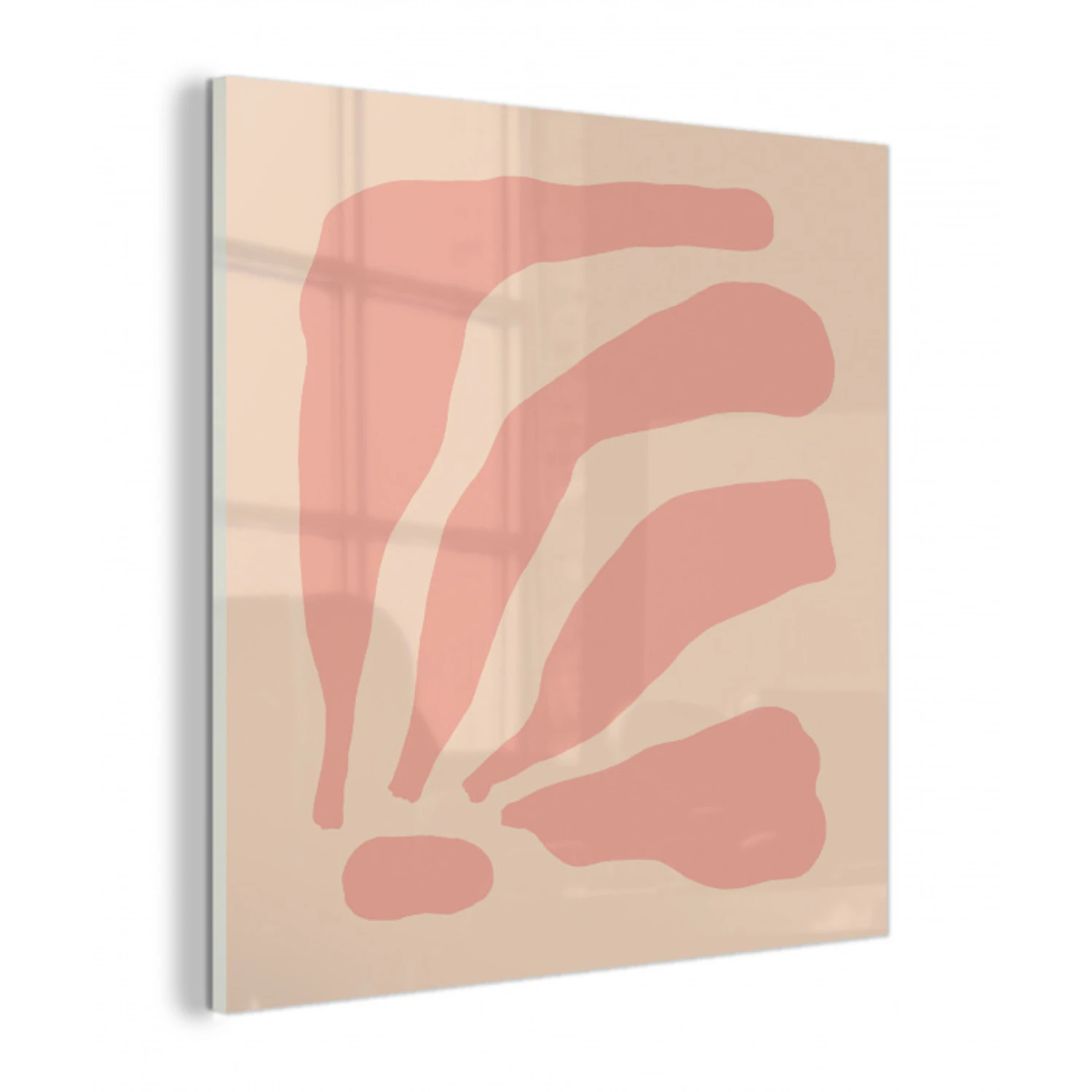 Bohemian - Roze - Pastel - Abstract plexiglas 5mm klein -z3d