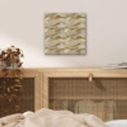 Golven - Patroon - Goud aluminium wit klein 46 -sfeer3