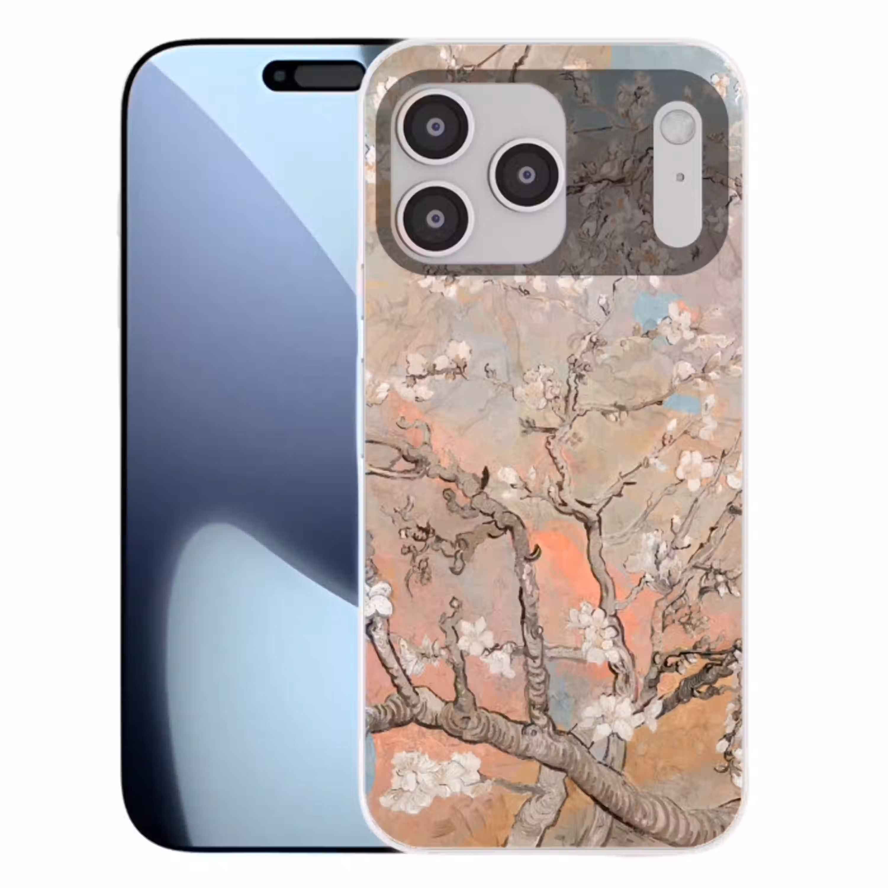 Amandelbloesem - Kunst - Van Gogh - Pastel Telefoonhoesje iPhone 17 Pro Max klein -3d