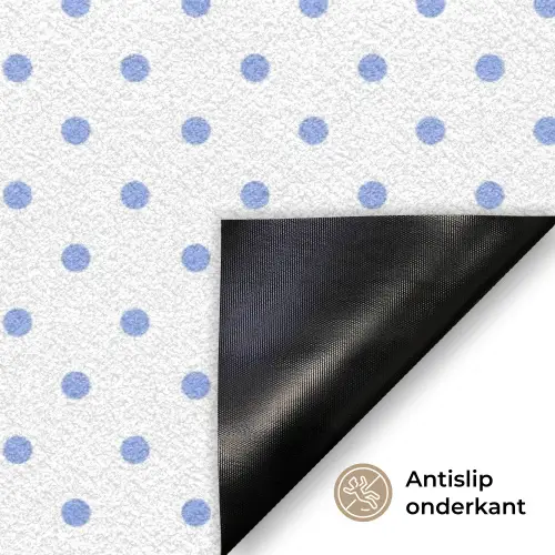 Ciao - Stippen - Roze - Wit Deurmat klein -antislip_NL
