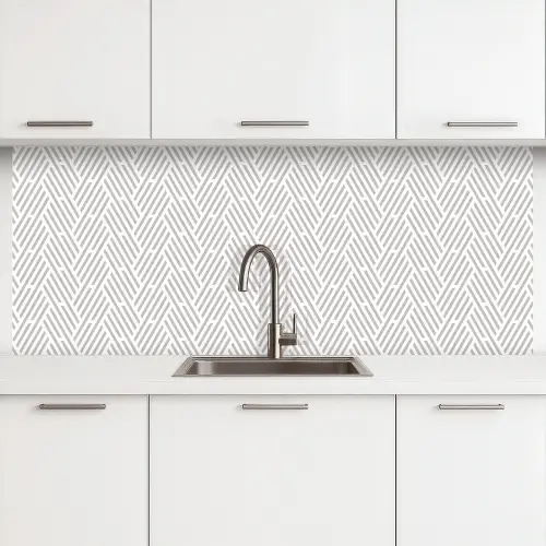 Grafisch - Patroon - Modern - Strepen keuken achterwand 2 middel 871 -3d