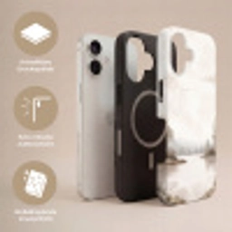 Rivierlandschap - Minimalistisch - Aardetinten Toughcase MagSafe Apple iPhone 17 klein -USP_Lagen_DE
