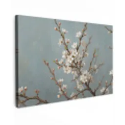 Botanisch - Stilleven - Blauw canvas 2cm klein -z3d