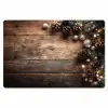 Kersthoekdecoratie - Dennenappels - Lichtjes Placemat vinyl groot -zzsfeer1_Kitchenyeah-website