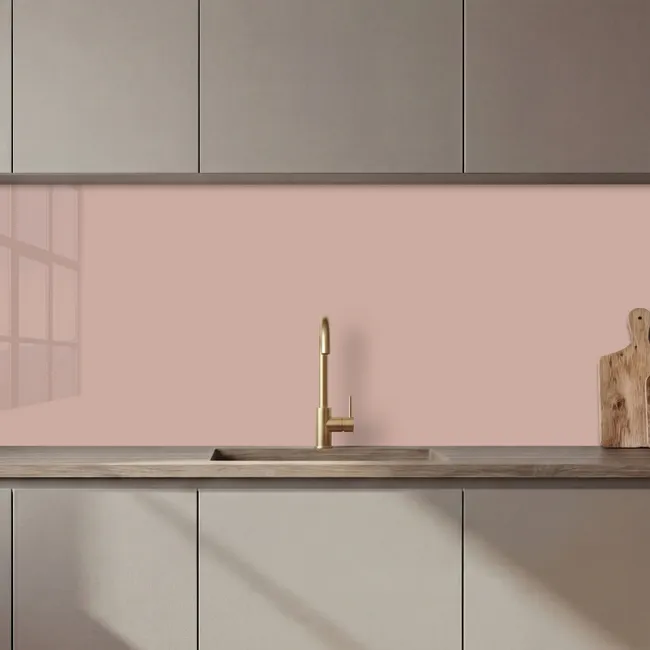 Kitchen splashback - Pink - Palette - Old - Solid - Old Pink
