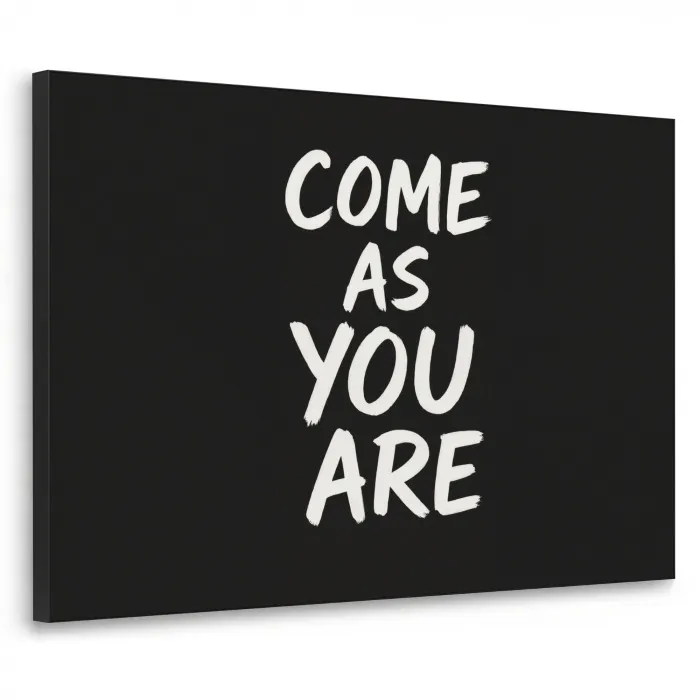 Quote - Zwart - Simpel Textielframe zwart klein -3d