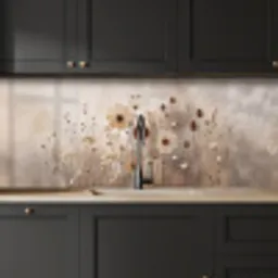 Wilde bloemen - Botanisch - Vintage - Natuur - Rustiek keuken achterwand 2 middel -sfeer1
