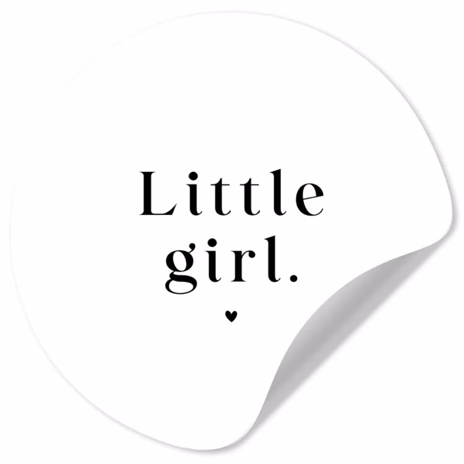 Behangcirkel - Spreuken - Little girl - Meisje - Kinderen  - Quotes