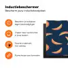 Banaan - Tropisch - Blauw - Patroon Inductie beschermer vinyl 3mm klein 276 -zzzzzzz-td-ups
