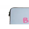 Lippen - Bisou - Blauw laptophoes neopreen klein -detail