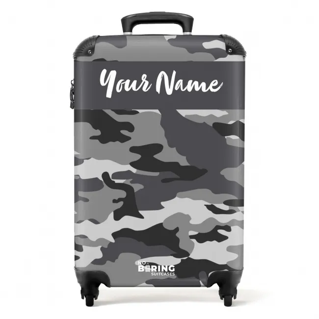 Camogrijs NBS - Handbagage koffer - Kinderen Unisex middel -productfoto_recht