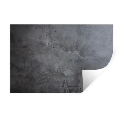Industrieel - Beton - Grijs - Leisteen - Retro Muursticker klein -3d