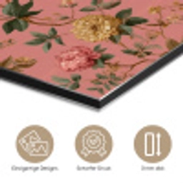 Klassiek - Botanisch - Roze aluminium wit klein 46 -closeup_DE