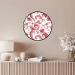 Barok - Patroon - Rood Fotolijst rond zonder passe partout klein 856 -sfeer3