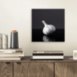 Knoflook - Zwart - Wit aluminium wit klein -sfeer1