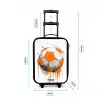 Voetbal - Verf - Oranje Kinderkoffer - Zwart klein -productfoto_formaten