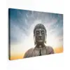 Boeddha hoofd - Buddha - Lucht - Spiritueel - Meditatie canvas 2cm klein -z3d