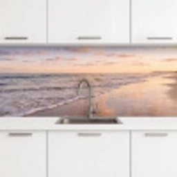 Strand - Branding - Wolken keuken achterwand 2 middel -3d