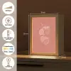 Minimalistisch - Illustratie - Aardbei - Tak Light Box met kabel (Tafellamp) klein -USP_NL
