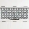 Borden - Bloemen - Blauw - Wit keuken achterwand 2 middel 871 -3d