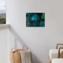 Palmblad - Tropisch - Natuur - Jungle tuinposter los doek klein -sfeer8