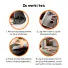 Kerstsfeer - Landelijk - Rood Inductie beschermer vinyl 3mm klein -zzzzzzz-td-werking