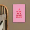 Roze - Zon - Quote canvas 2cm klein -sfeer3