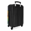 Gezicht - Vrouw - Olieverf - Kleurrijk - Kunst NBS - Handbagage koffer - Unisex middel -achterkant