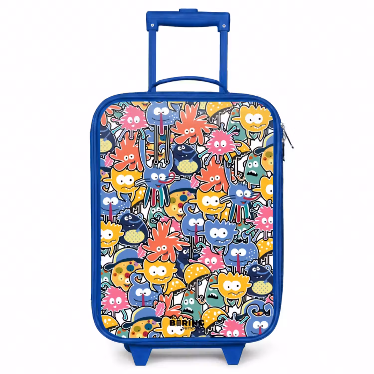 Kinderkoffer - Blauw - Beestjes met Grote Oogjes