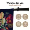 Boeket - Stilleven - Bloemen - Planten - Rood Wandkleed katoen klein -sfeer2