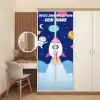 Rakete mit Astronaut im Weltraum. deurposter klein -sfeer3