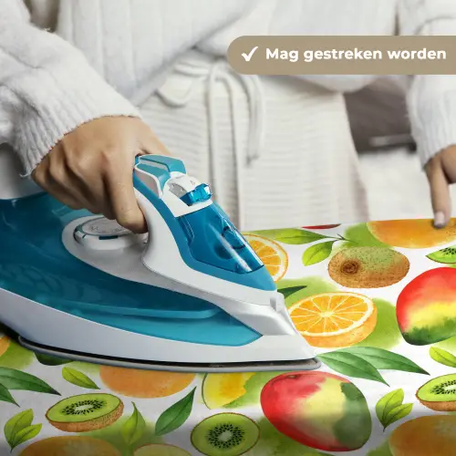 Kiwi - Sinasappel - Mango - Perzik Wandkleed katoen klein 269 -sfeer9