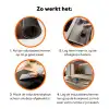 Schotse hooglander - Neus - Bruin Inductie beschermer vinyl 3mm klein -zzzzzzz-td-werking