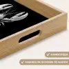 Kreeft - Zilver - Metallic - Luxe Dienblad Rechthoek middel -USP_HandgreepNL