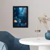 Koraalrif - Vissen - Oceaan - Blauw fotolijst zwart zonder passe partout klein -sfeer4