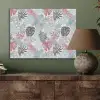 Inductie beschermer - Bladeren - Pastel - Jungle - Afdekplaat voor kookplaat PET vilt klein -sfeer2